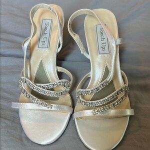 Touch Ups Women's Silver Strappy Sandals